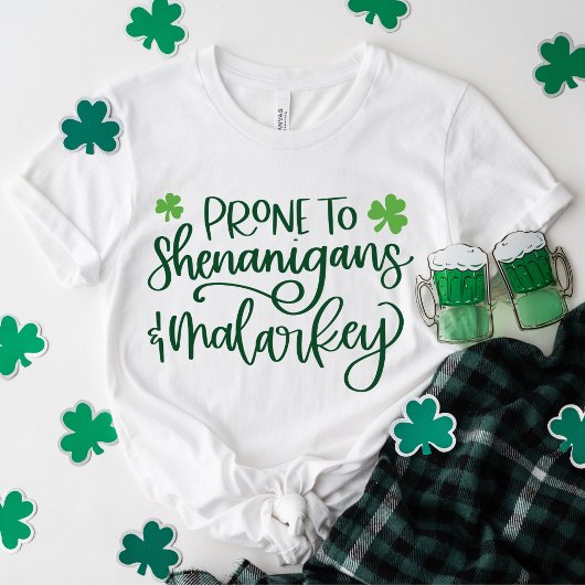 T-shirt Shenanigans et Malarkey | Fête de la Saint Patrick