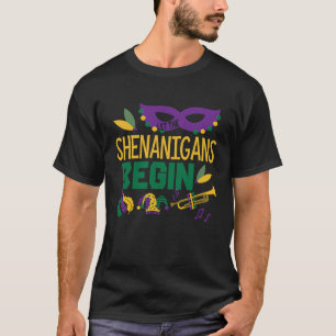 T-shirt Shenanigans Party Mardi Festival Parade perle Mard