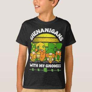 T-shirt Shenanigans Rétro Avec Mes Gnomies Vintage St Patr
