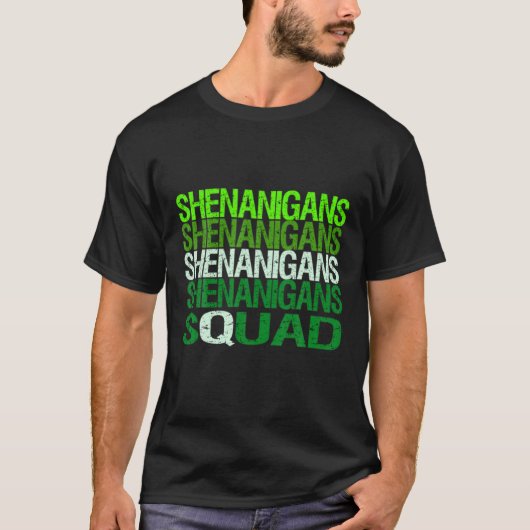 T-shirt Shenanigans Squad Drôle St. Patrick's Day Correspo (Devant)