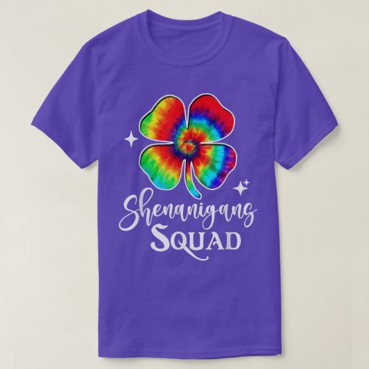 T-shirt Shenanigans Squad Funny Irish Tie Dye St Patrick's (Design devant)