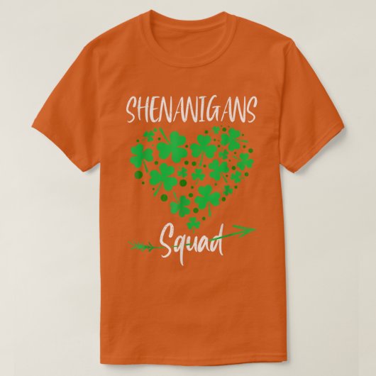 T-shirt Shenanigans Squad Funny Jour de la Saint Patrick S (Design devant)
