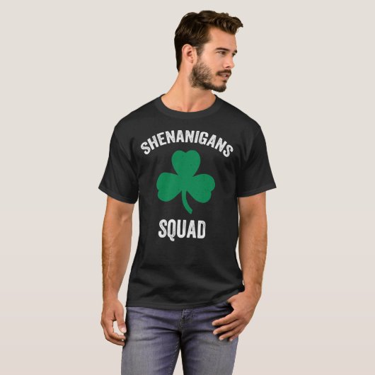 T-shirt Shenanigans Squad Funny St Patricks Day Correspond (Devant entier)