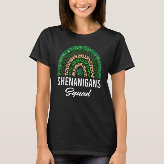 T-shirt Shenanigans Squad Funny St Patricks Day Costume Ra (Devant)