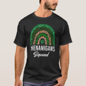 T-shirt Shenanigans Squad Funny St Patricks Day Costume Ra (Devant)