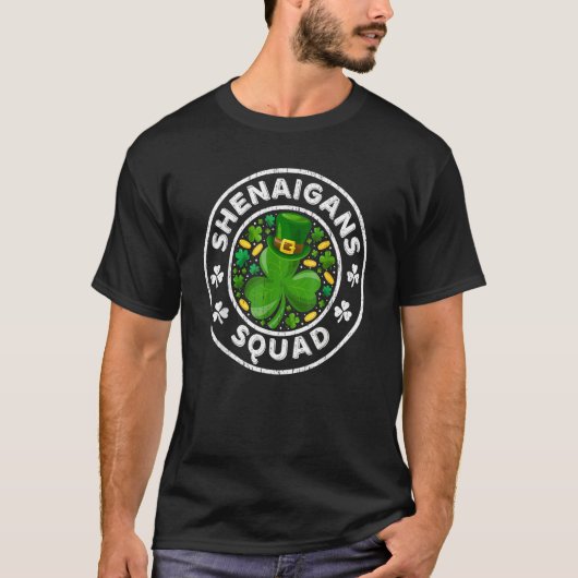 T-shirt Shenanigans Squad Funny St Patrick's Day Matching  (Devant)