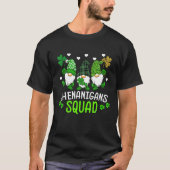 T-shirt Shenanigans Squad Gnomes Green Proud Irish St Patr (Devant)