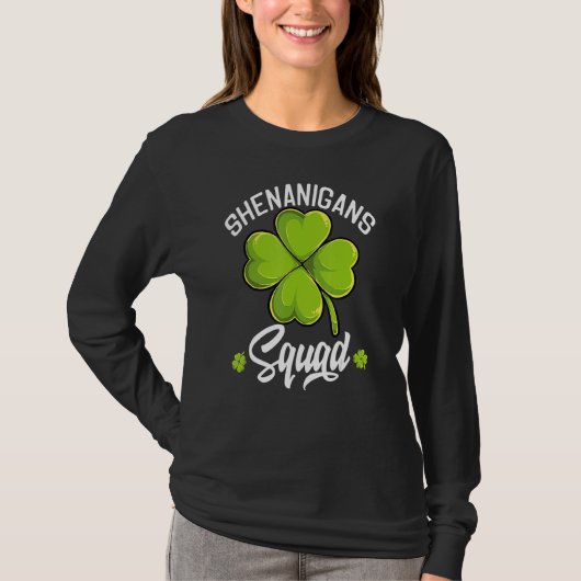 T-shirt Shenanigans Squad Happy St Patricks Lucky Irish Wo (Devant)