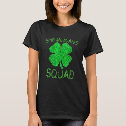 T-shirt Shenanigans Squad Irish Funnyaint Patricks Day (Devant)