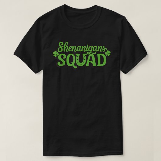 T-shirt Shenanigans Squad Irish Tee Funny Saint Patricks D (Design devant)