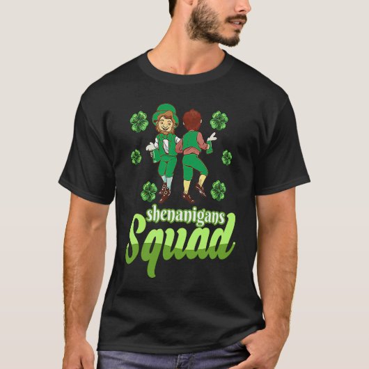T-shirt Shenanigans Squad Jour de la Saint Patrick (Devant)