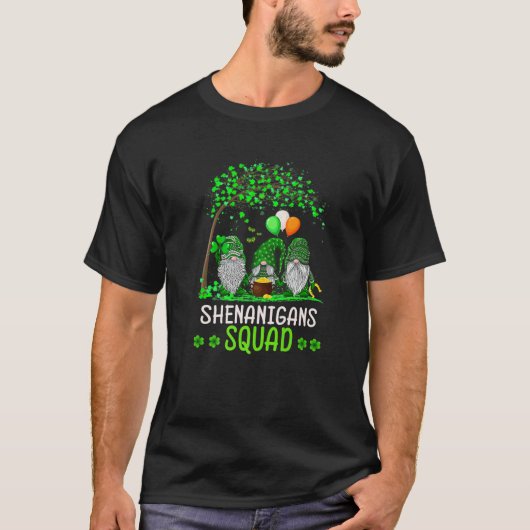 T-shirt Shenanigans Squad Jour de la Saint Patrick Gnomes (Devant)
