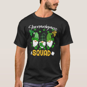 T-shirt Shenanigans Squad Jour de la Saint Patrick Gnomes 
