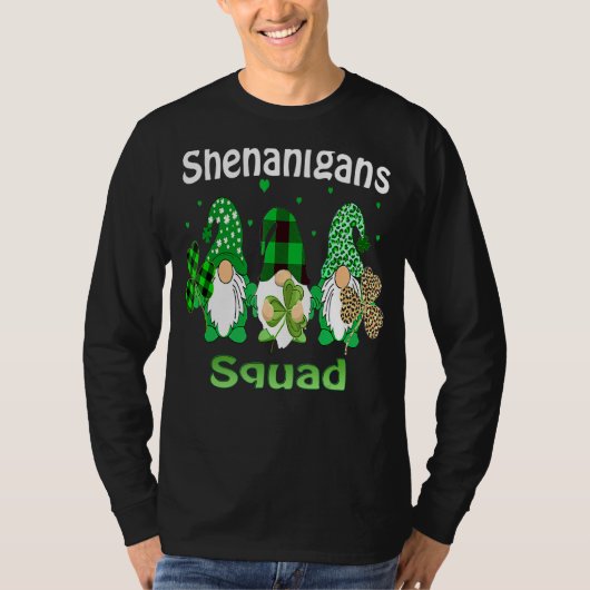 T-shirt Shenanigans Squad Jour de la Saint Patrick Gnomes (Devant)