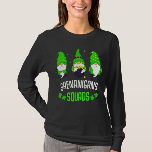 T-shirt Shenanigans Squad Jour de la Saint Patrick Gnomes (Devant)