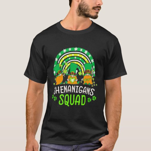 T-shirt Shenanigans Squad Jour de la Saint Patrick Gnomes (Devant)