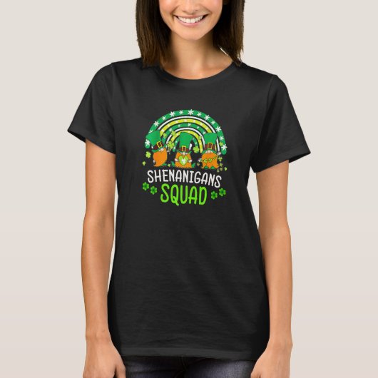 T-shirt Shenanigans Squad Jour de la Saint Patrick Gnomes (Devant)
