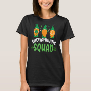 T-shirt Shenanigans Squad Jour de la Saint Patrick Gnomes