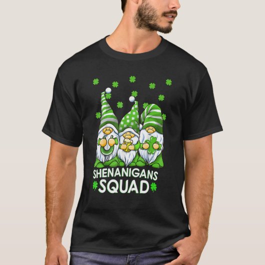 T-shirt Shenanigans Squad Jour de la Saint Patrick Gnomes  (Devant)