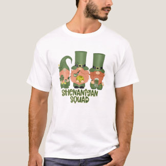 T-shirt Shenanigans Squad Jour de la Saint Patrick Gnomes 