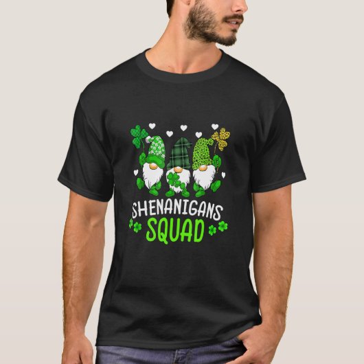 T-shirt Shenanigans Squad Jour de la Saint Patrick Gnomes (Devant)