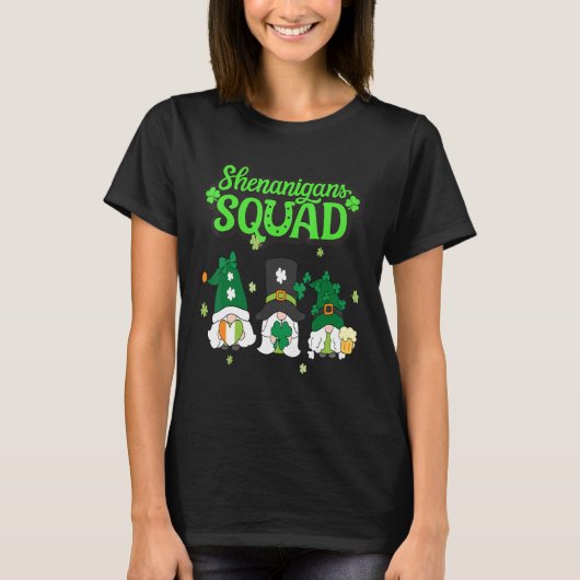 T-shirt Shenanigans Squad Jour de la Saint Patrick Gnomes (Devant)