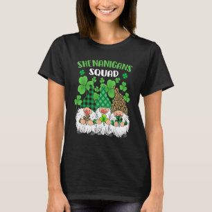 T-shirt Shenanigans Squad Jour de la Saint Patrick Gnomes 