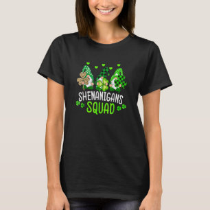 T-shirt Shenanigans Squad Jour de la Saint Patrick Gnomes 