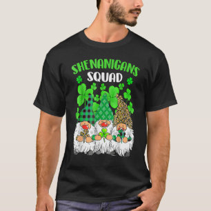 T-shirt Shenanigans Squad Jour de la Saint Patrick Gnomes 