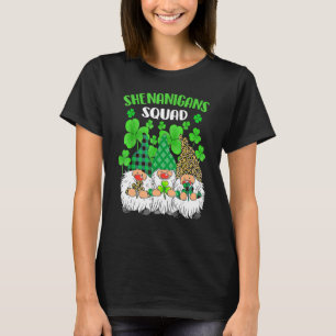 T-shirt Shenanigans Squad Jour de la Saint Patrick Gnomes 