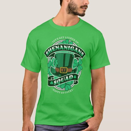 T-shirt Shenanigans Squad Saint Patrick’s Day (Devant)