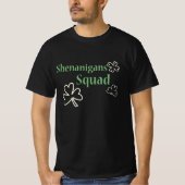 T-shirt Shenanigans Squad St. Patrick's Day (Devant)