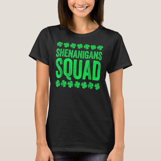T-shirt Shenanigans Squad St Patrick's Day_2 (Devant)