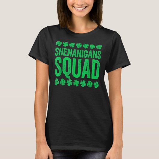 T-shirt Shenanigans Squad St Patrick's Day_8 (Devant)