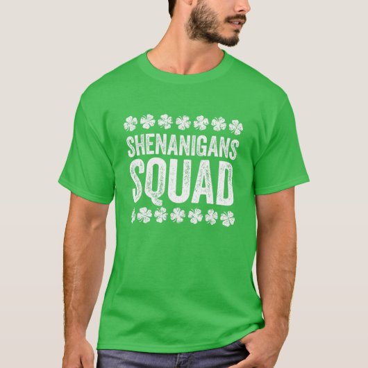 T-shirt Shenanigans Squad St Patrick's Day Cadeau (Devant)