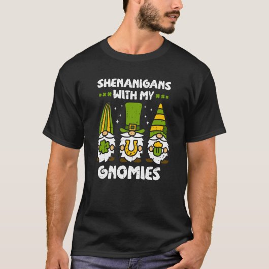 T-shirt Shenanigans with My Gnomies Gnomes Happy St Patric (Devant)