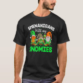 T-shirt Shenanigans With My Gnomies St Patrick's Day Gnome (Devant)