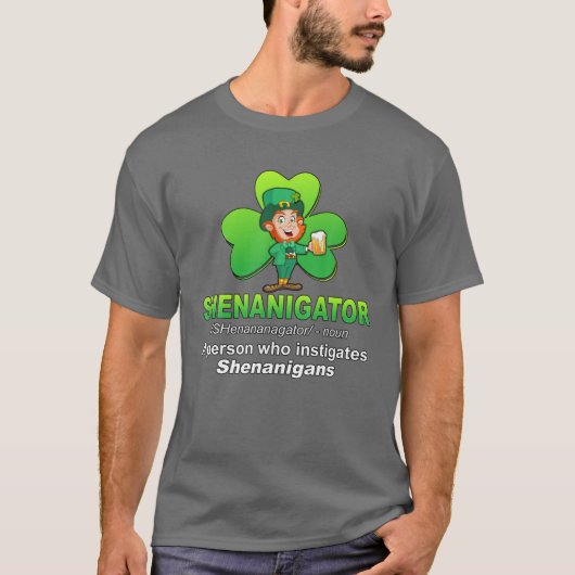 T-shirt Shenanigator Définition Shenanigans Coordonnée (Devant)