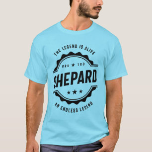 T-shirt Shepard Nom personnalisé Cadeau d'anniversaire