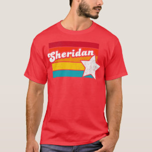 T-shirt Sheridan Wyoming Vintage Souvenir détendu 2