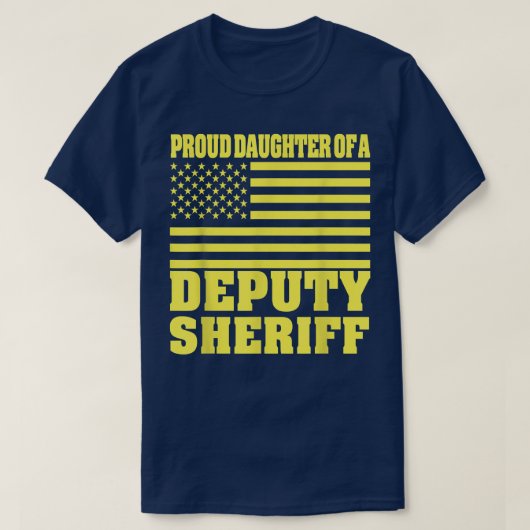 T-shirt Shérif American Flag (Design devant)