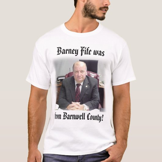 T-shirt shérif, du comté de Barnwell ! , Le fifre de prise (Devant)