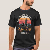 T-shirt Sherlock Holmes : Baker Street Running Co (Devant)