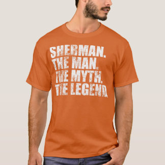 T-shirt Sherman Sherman Nom de famille Sherman Nom de fami