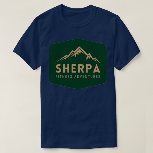 T-shirt Sherpa Fitness Adventures (Design devant)