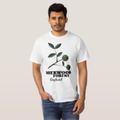 T-shirt Sherwood Forest Angleterre affiche de voyage Magne (Devant entier)