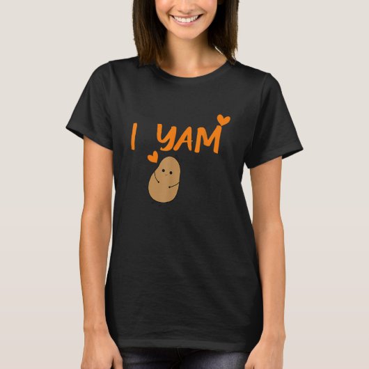 T-shirt She's My Sweet Potato I Yam Set Couples Thanksgivi (Devant)