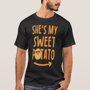 T-shirt She's My Sweet Potato I Yam Thanksgiving Couples