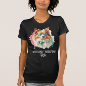 T-shirt Shetland Sheepdog Chien Maman Lunettes de soleil (Devant)