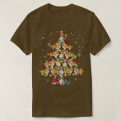 T-shirt Shetland Sheepdog Christmas Tree Funny Sheltie Chr (Design devant)